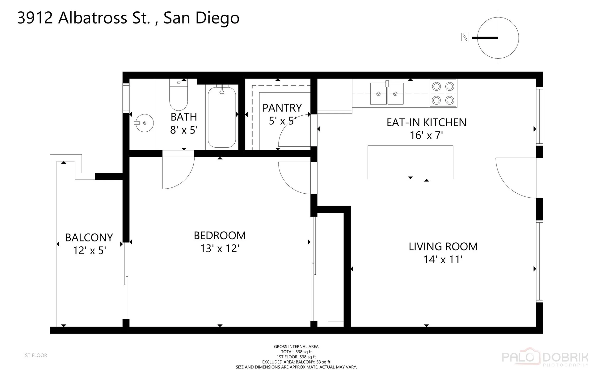 San Diego Apartment: 3912 Albatross St.