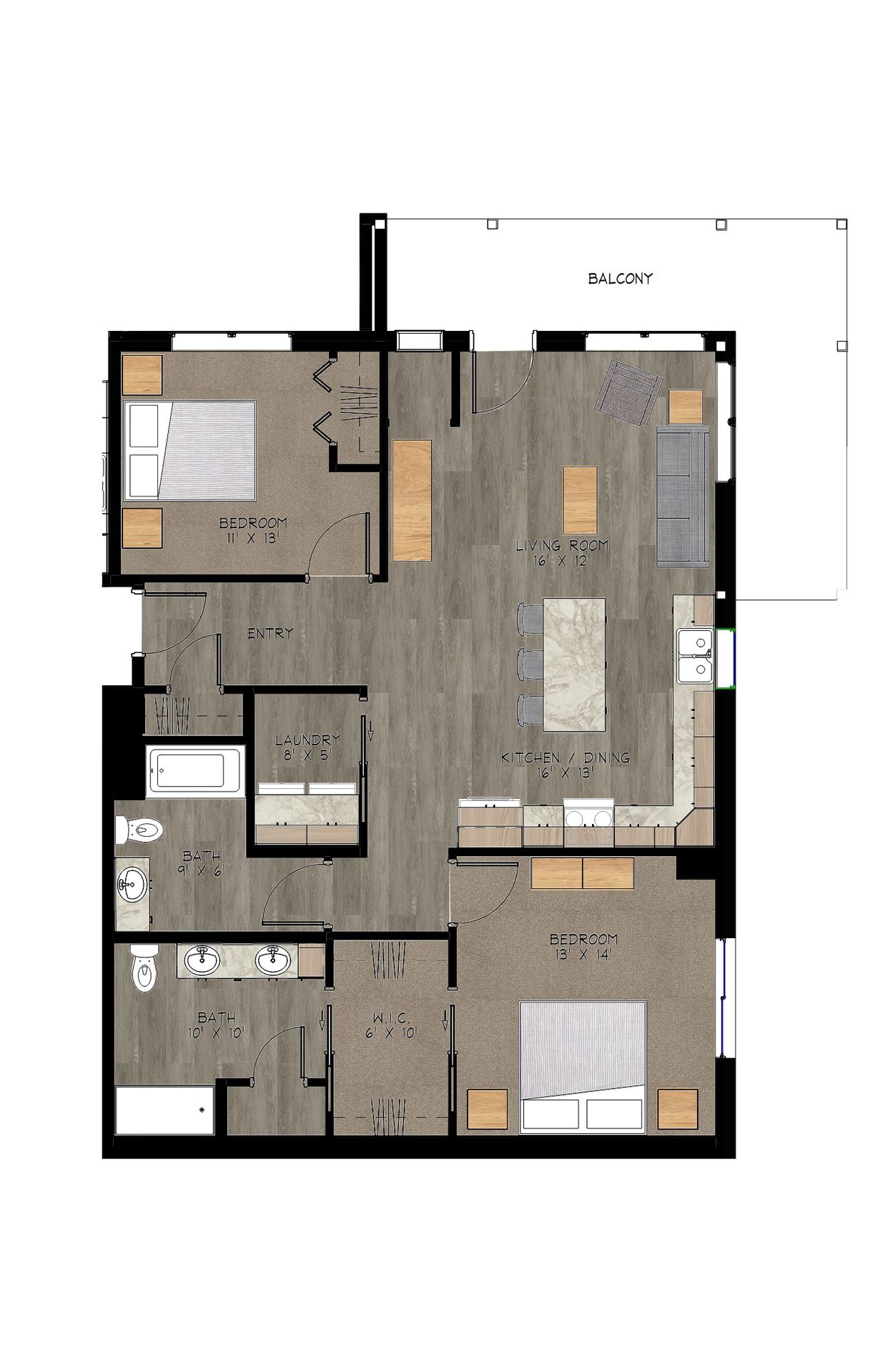 Detroit Lakes Apartment: 1321 Highland Drive