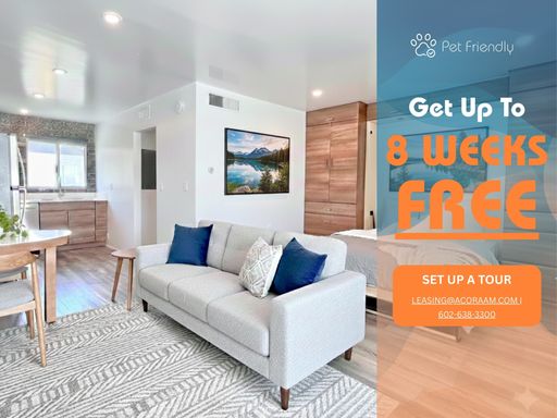 *MOVE IN SPECIAL - MURPHY BED WITH LOTS OF STORAGE* These Will Go FAST! New and Gorgeously Remodeled Studios at 5th Ave PHX! Murphy Beds - In Unit Washer Dryers! – photo 1