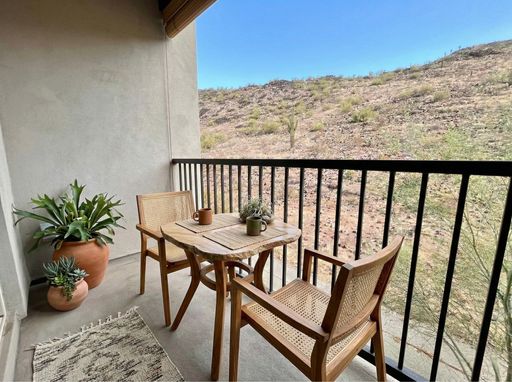 Balcony or patio at Moon Mountain.