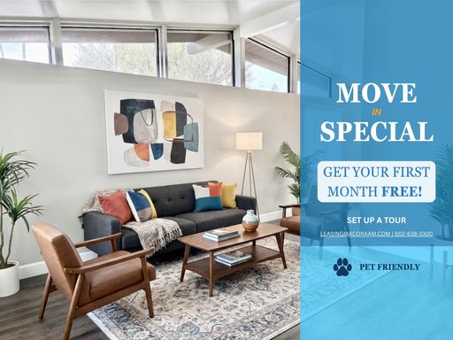 *MOVE IN SPECIAL - VAULTED CEILINGS!* Huge 2 Bedroom 2 Bath In The Biltmore District! Glenrosa Flats! In Unit Washer and Dryer! RARE! – photo 1