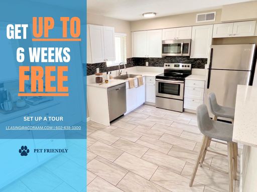 *MOVE IN SPECIAL - MASSIVE PRIVATE FRONT PATIO* In Unit Washer and Dryer - 1 Bed 1 Bath at Tower Villas - Beautifully Renovated Apartment Community in the Arcadia Lite District! – photo 1