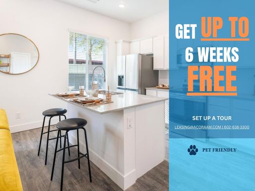*MOVE IN SPECIAL - NEWER CONSTRUCTION TOWNHOMES WITH 2 CAR GARAGE AND MASSIVE CLOSET!* Gorgeous Newly Built 2 Bed/2.5 Bath Modern 2 Story Townhomes Located In The Heart Of Uptown Phoenix! – photo 1
