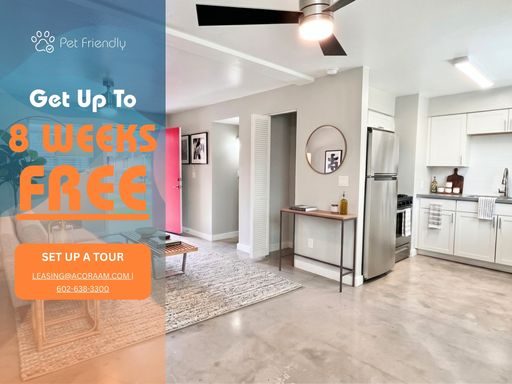 *MOVE IN SPECIAL! UP TO 8 WEEKS FREE! IN UNIT WASHER/DRYER!* Gorgeously Updated Studio at The Michelle on Roosevelt! In Unit Washer and Dryer! Downtown Phoenix/ Roosevelt District Living! – photo 1