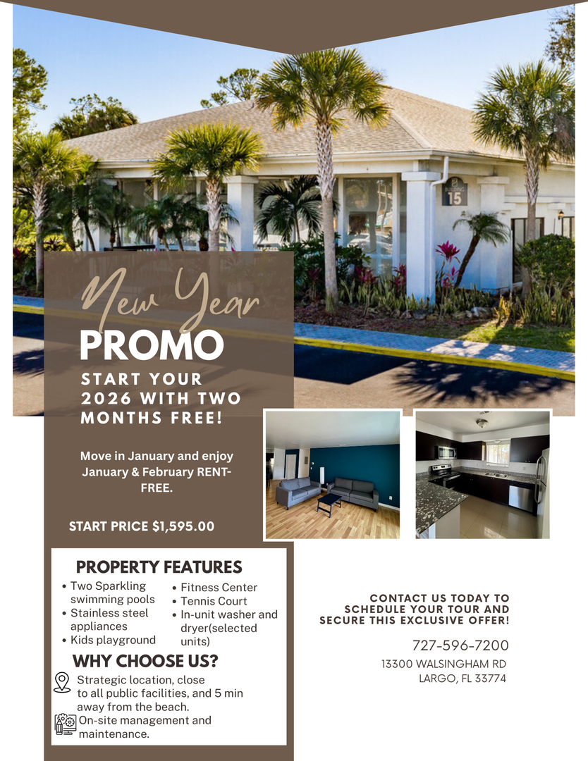 Largo Apartment: 13300 Walsingham Rd