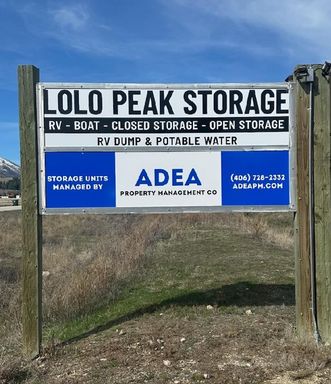 Enclosed storage for RV