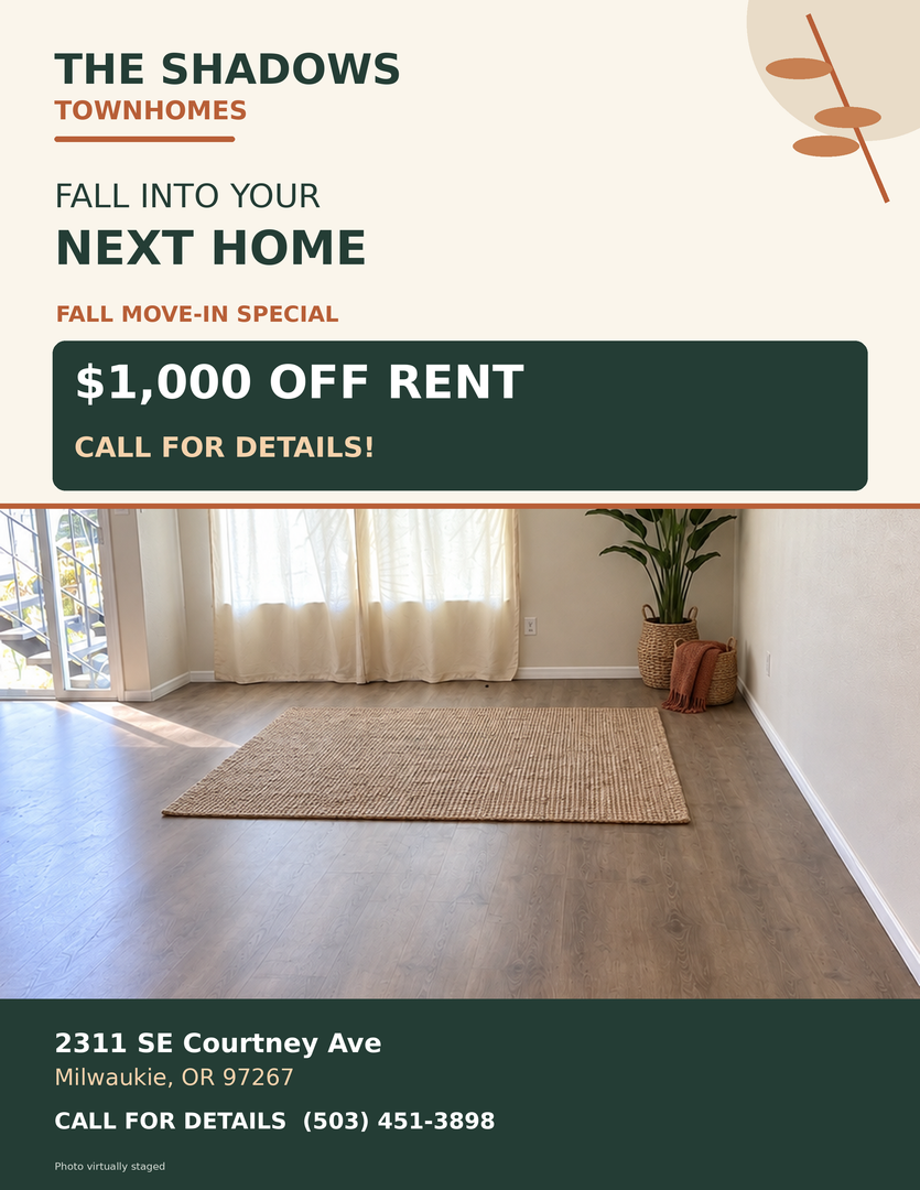 Milwaukie Apartment: 2311 SE Courtney Ave.