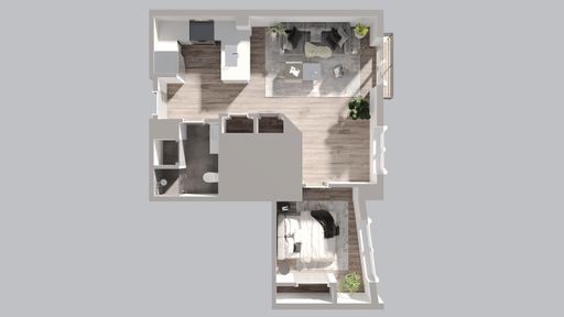 1 Bed, 1 Bath – photo 1