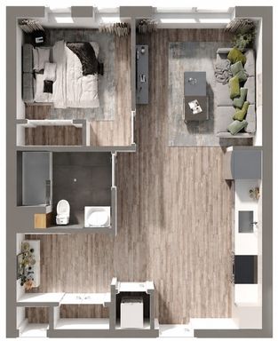 Beautiful new1 bedroom unit – photo 1