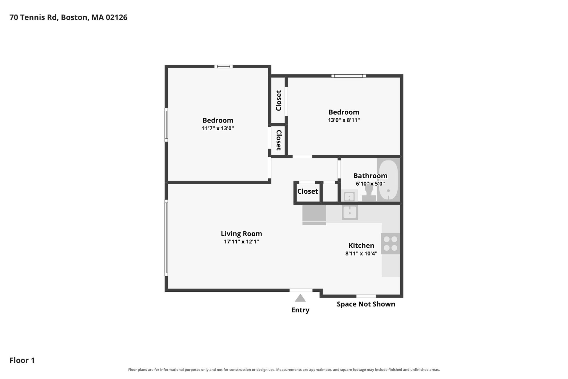 Mattapan Apartment: 70 Tennis Road