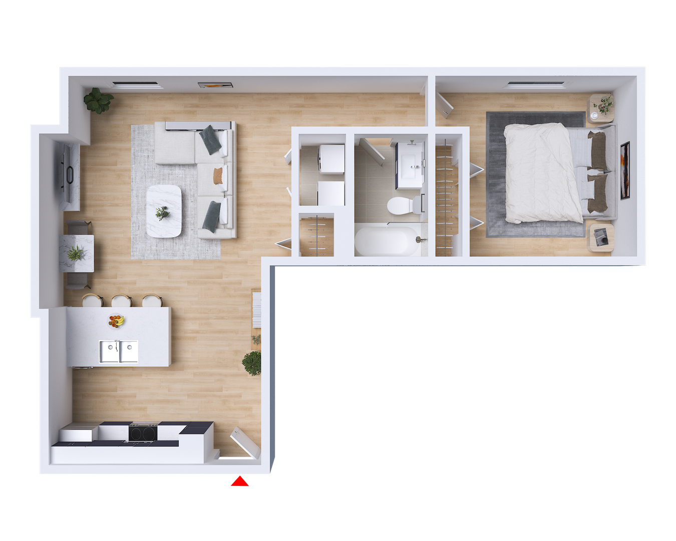 St Louis Apartment: 700-702 N 2nd St