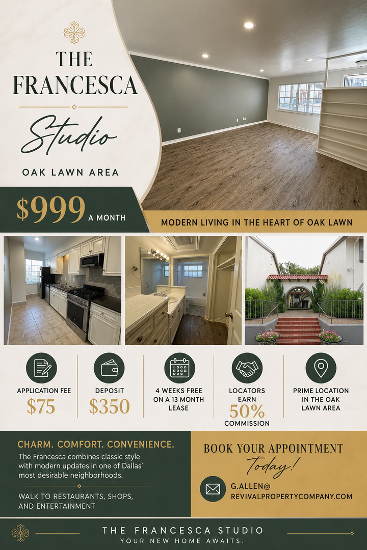 Dallas Apartment: 4214 Rawlins Street