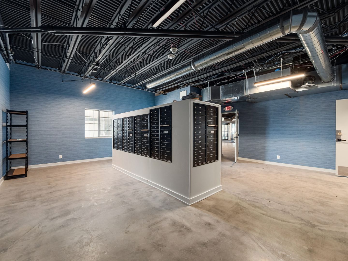 Mailroom at Lumarc Apartments