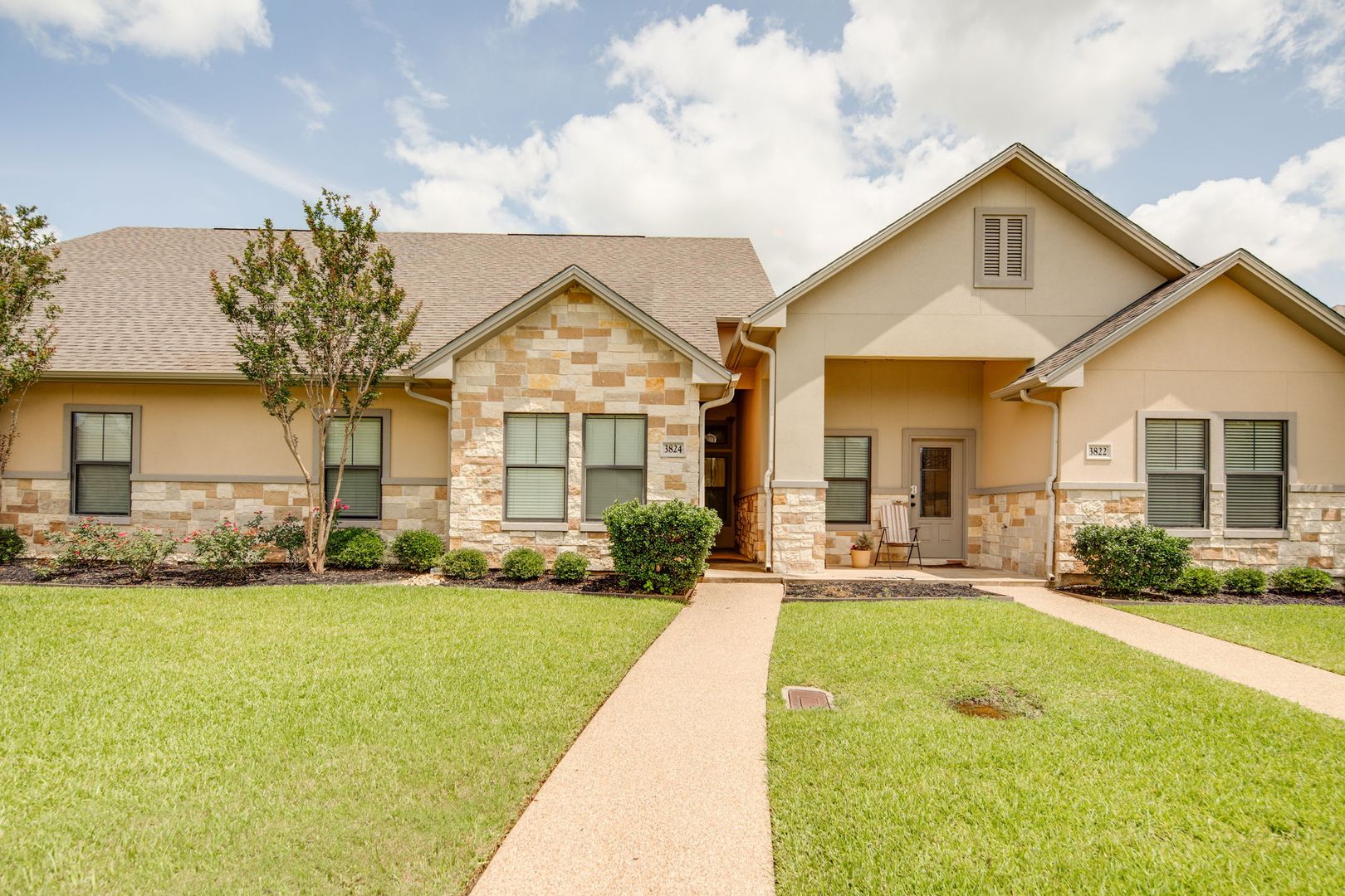 College Station Townhome: 3824 Blackhawk Ln