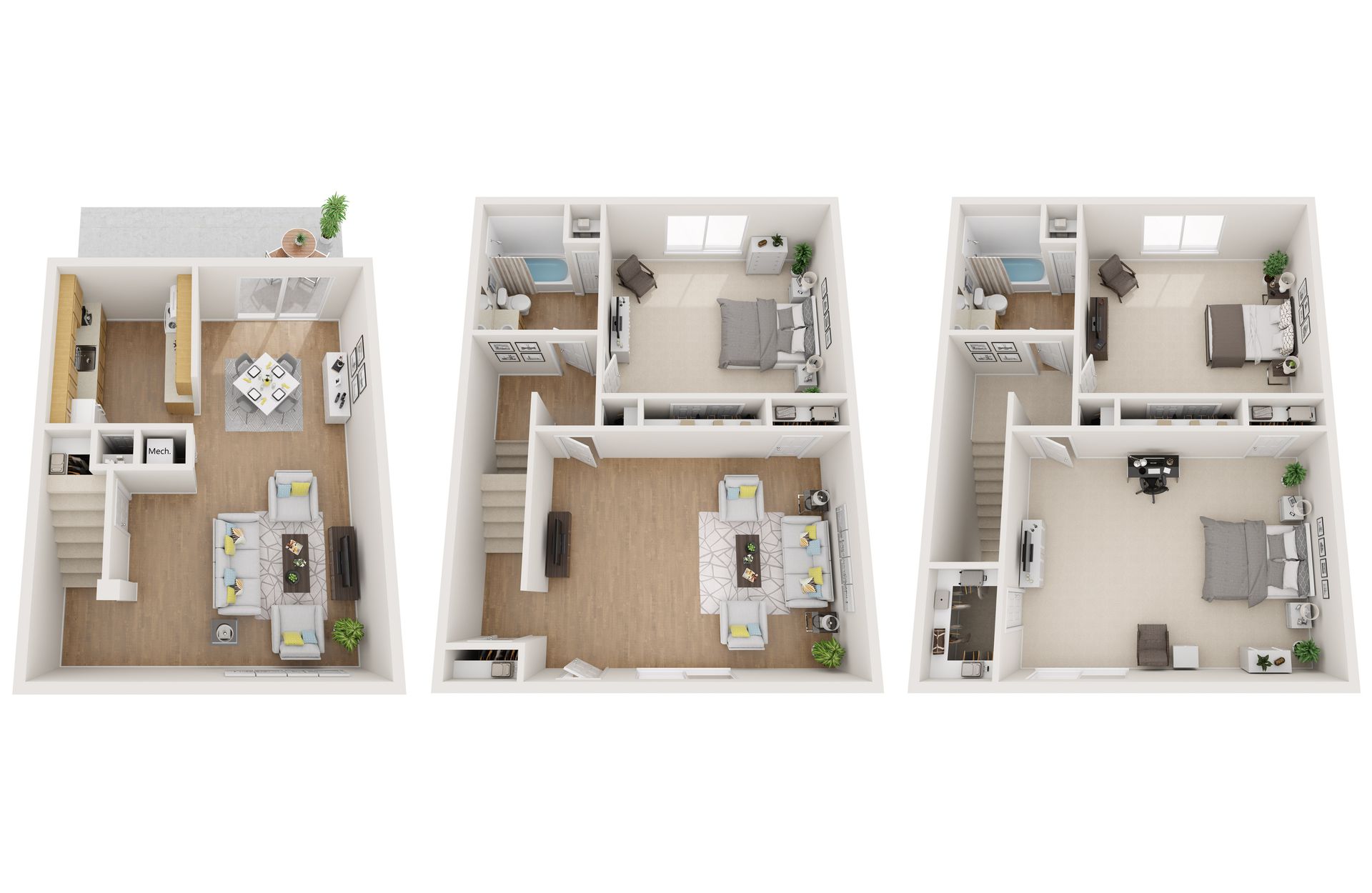 East Point Townhome: 2420 Heaton Drive