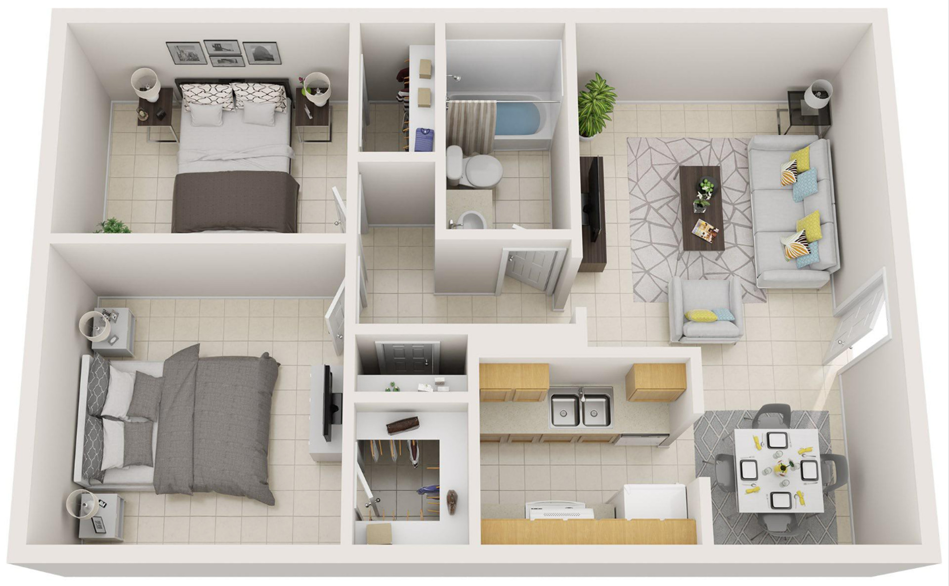 Orange Apartment: 3000 MacArthur Dr