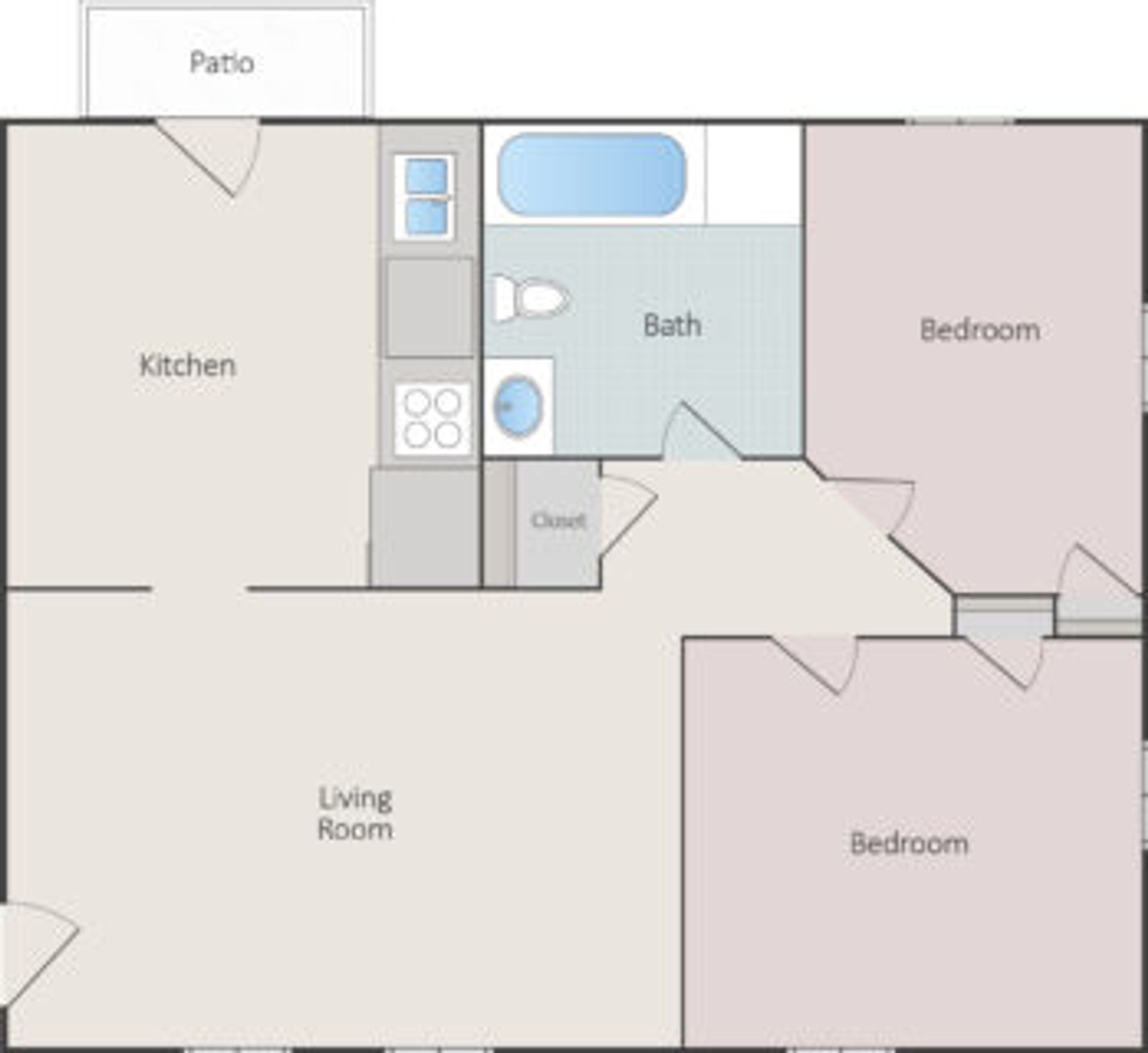 New Bern Apartment: 1352 Trent Blvd