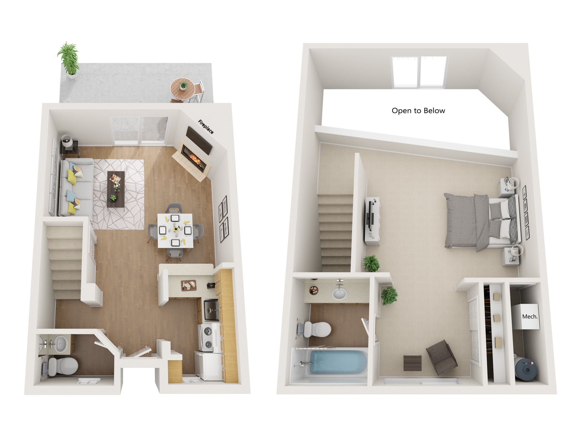 East Point Townhome: 2420 Heaton Drive