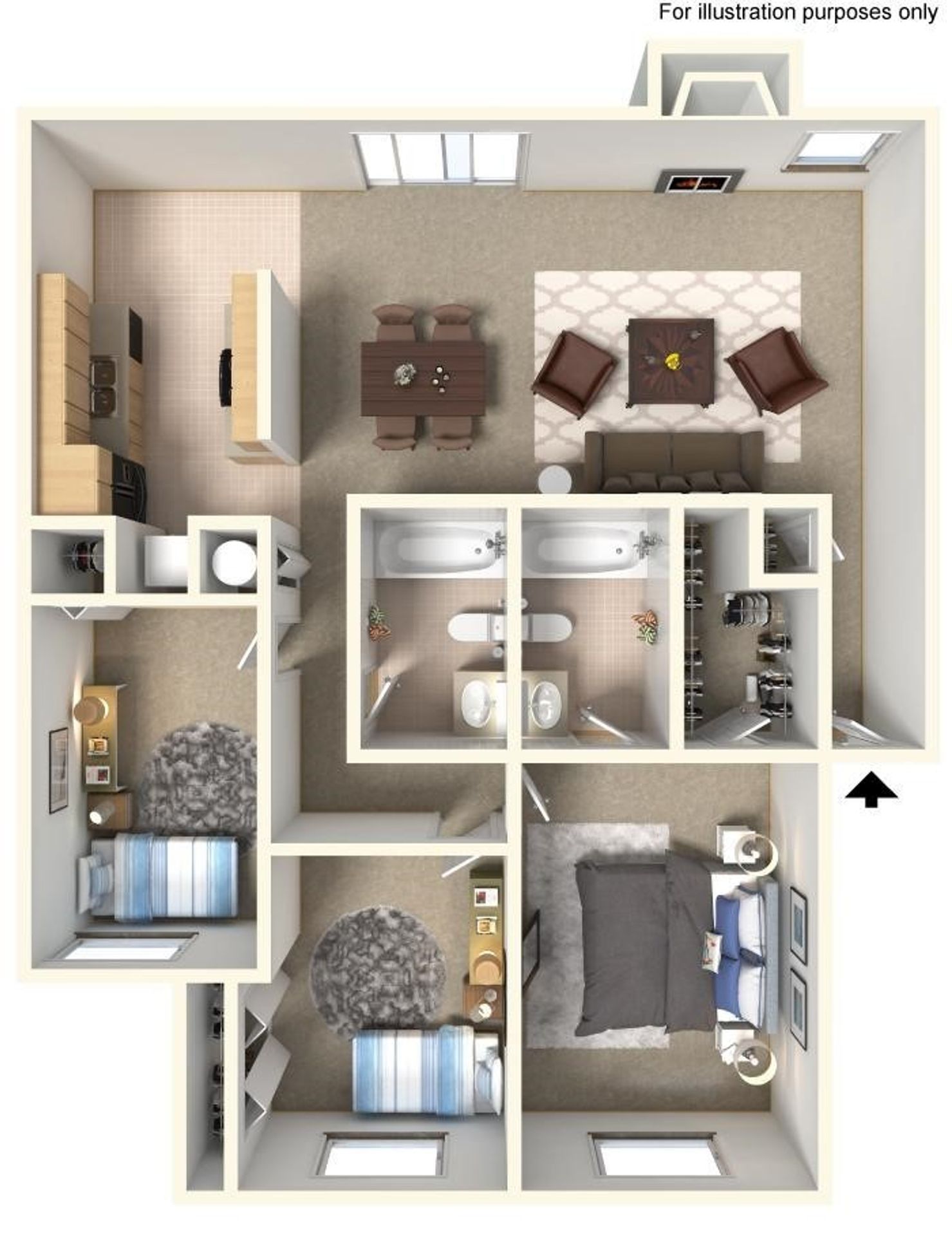 Topeka Apartment: 3211 SW Twilight Ct