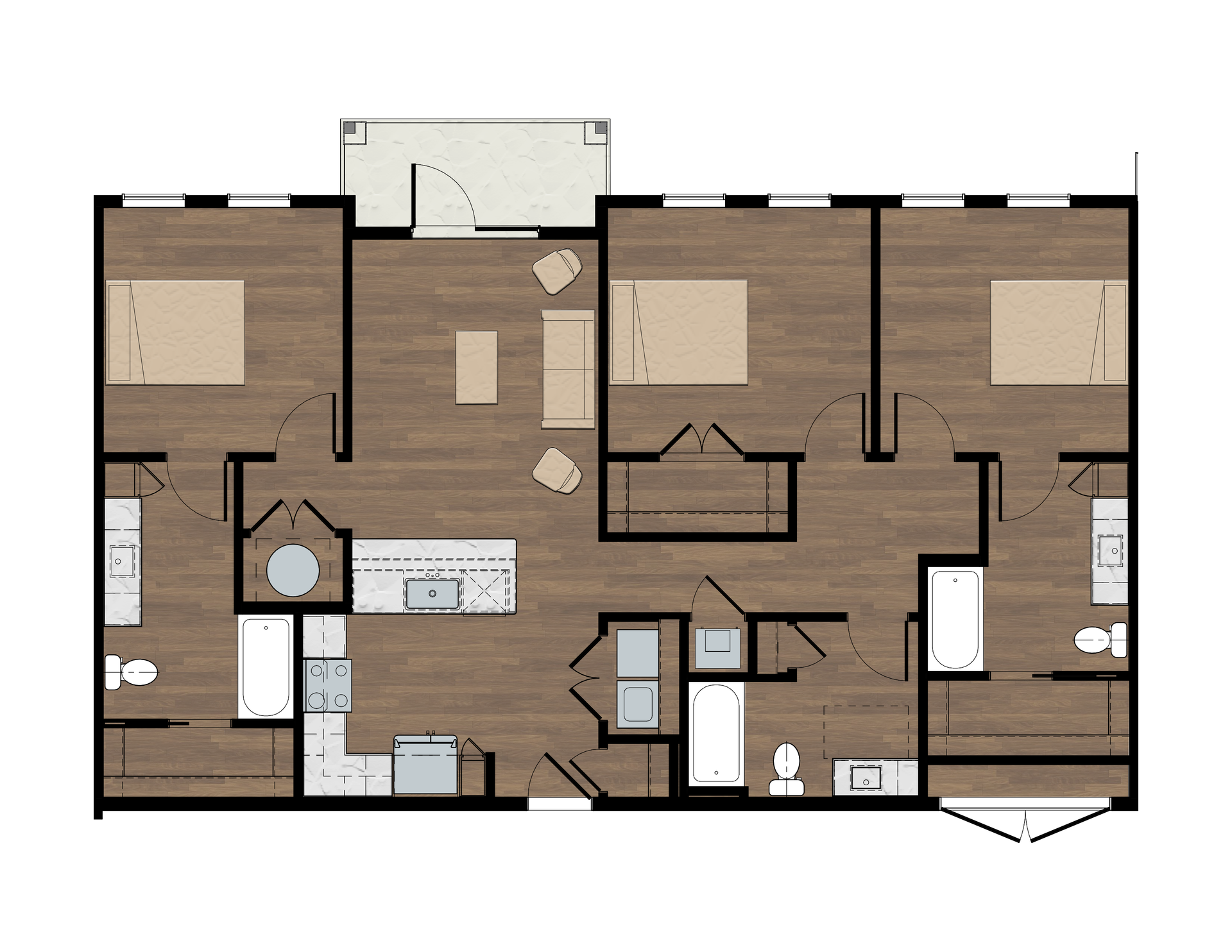 Oxford Apartment: 1478 Main Street