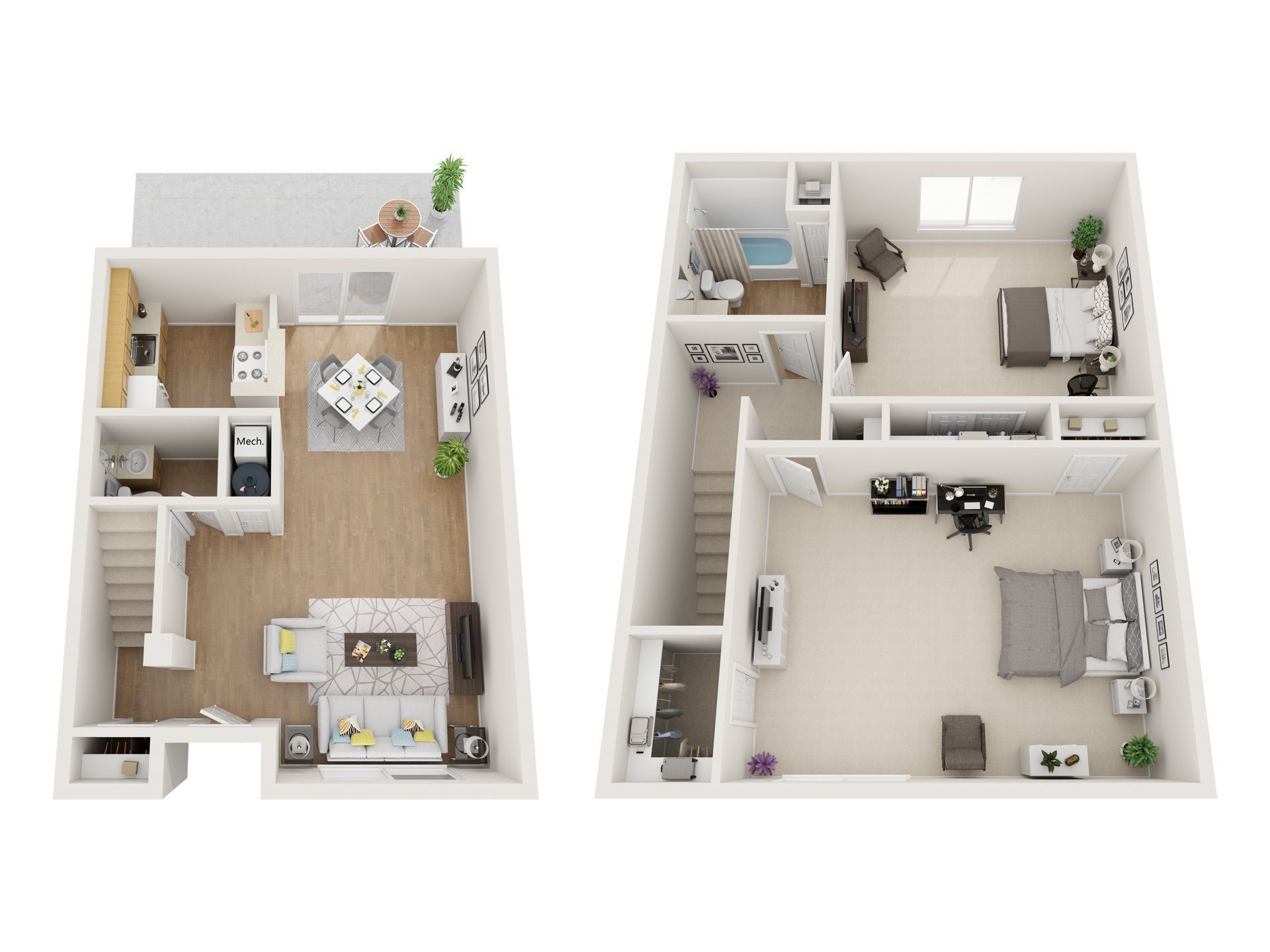 East Point Townhome: 2420 Heaton Drive