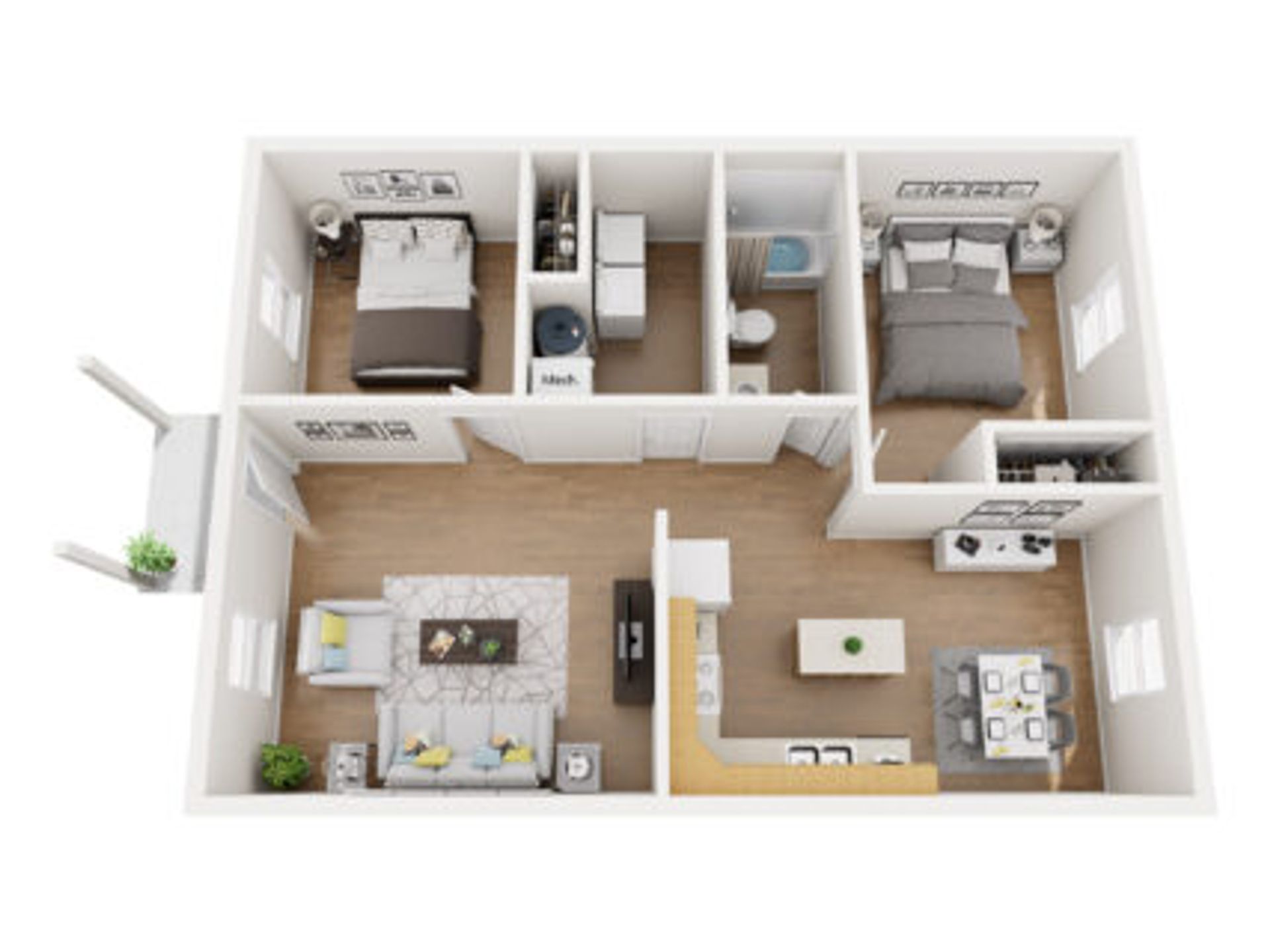 Farmington Apartment: 4826 Red Rooster Rd