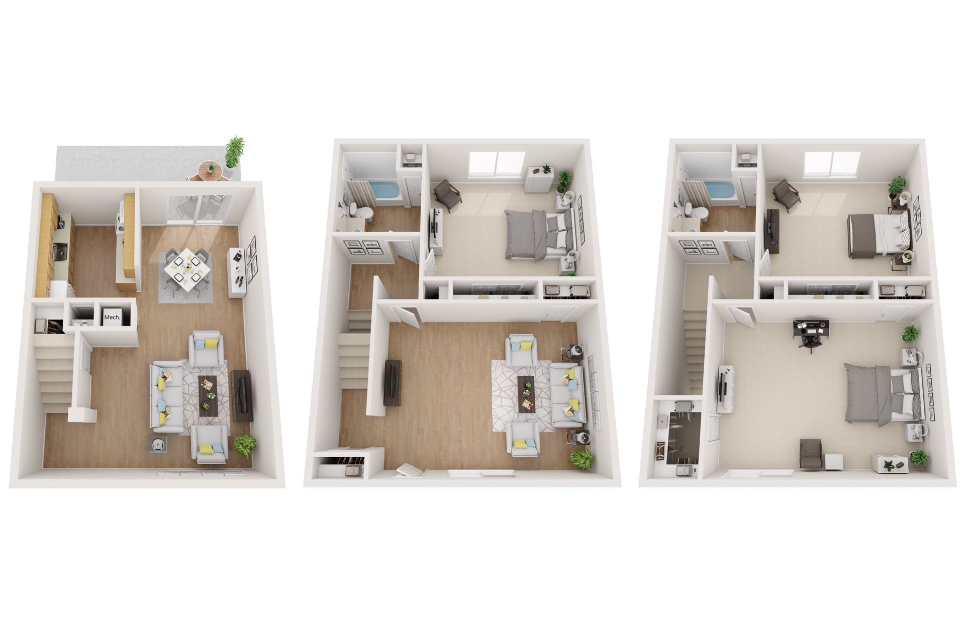 East Point Townhome: 2420 Heaton Drive
