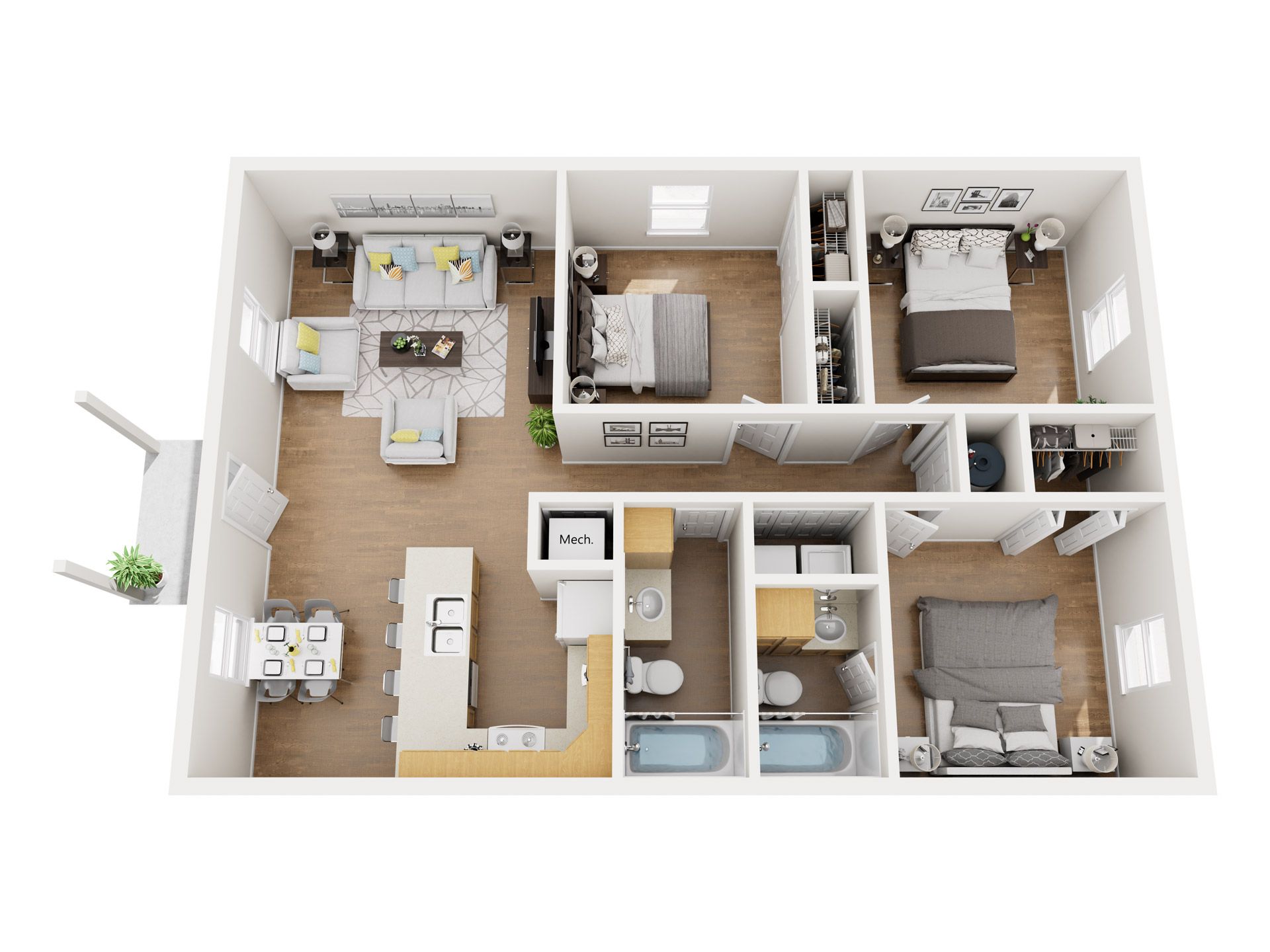 Farmington Apartment: 4826 Red Rooster Rd