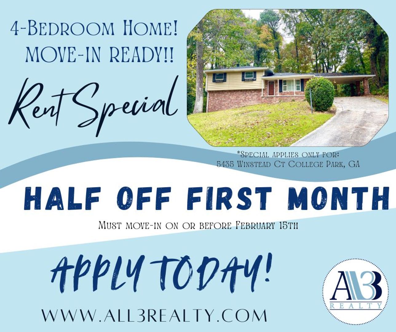 College Park House: 5435 Winstead Court