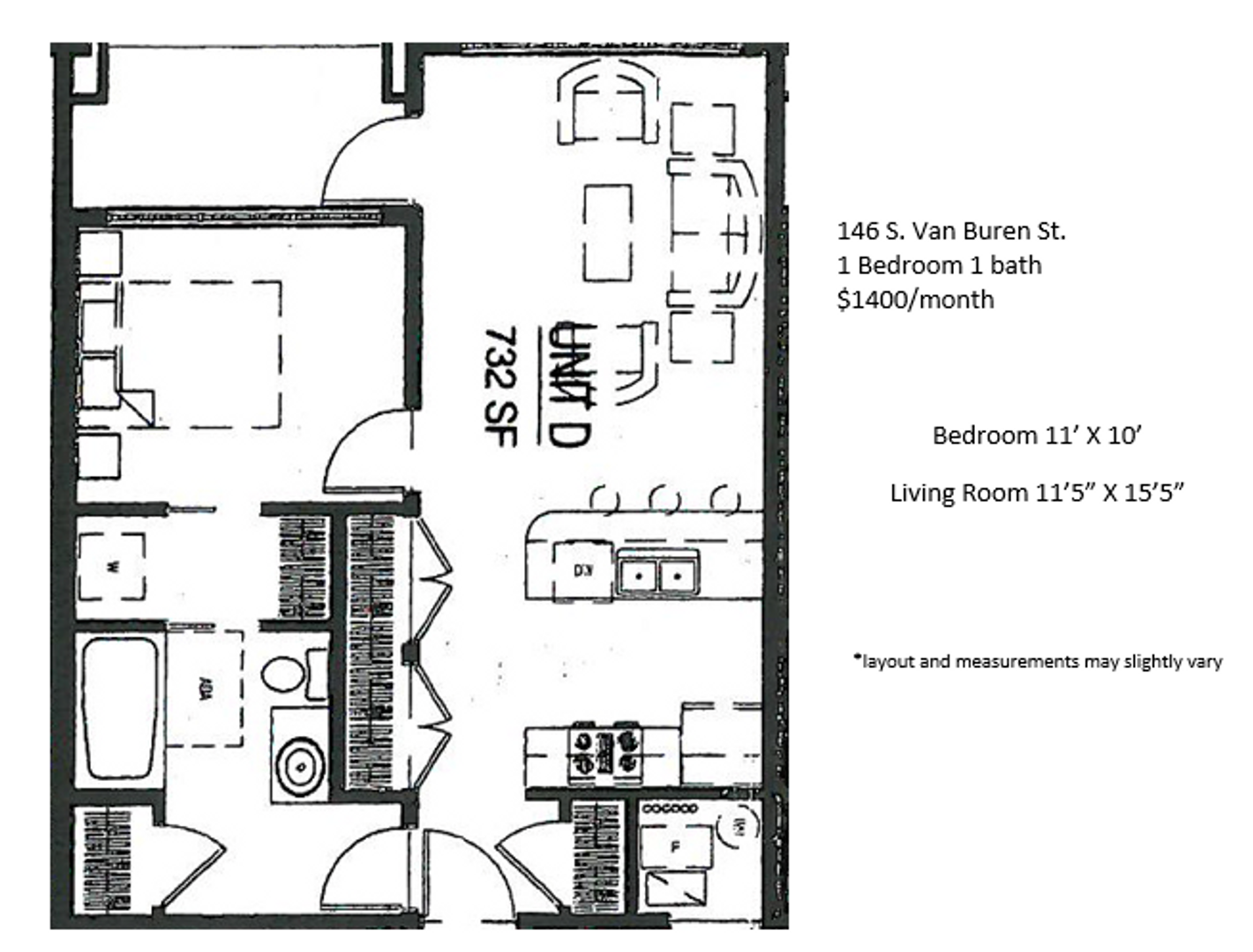 Iowa City Apartment: 146 S VanBuren