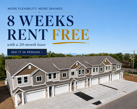 3 Bed Townhome in West Point – 6 to 8 Weeks Rent Free with Flexible Lease Terms!