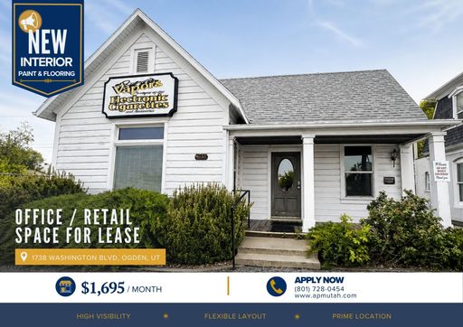 Retail/Office Space for Lease on Washington Blvd in Ogden! 2 Weeks Rent Free! – photo 1