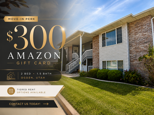 Move In & Get a $300 Amazon Gift Card! | 2 Bed 1.5 Bath Condo in Ogden | Tiered Rent Available – photo 1