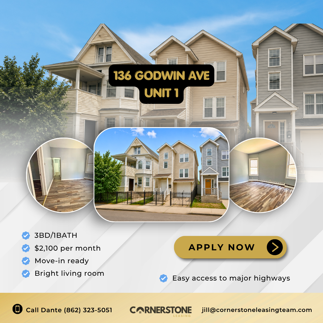 Paterson Apartment: 136 Godwin Ave