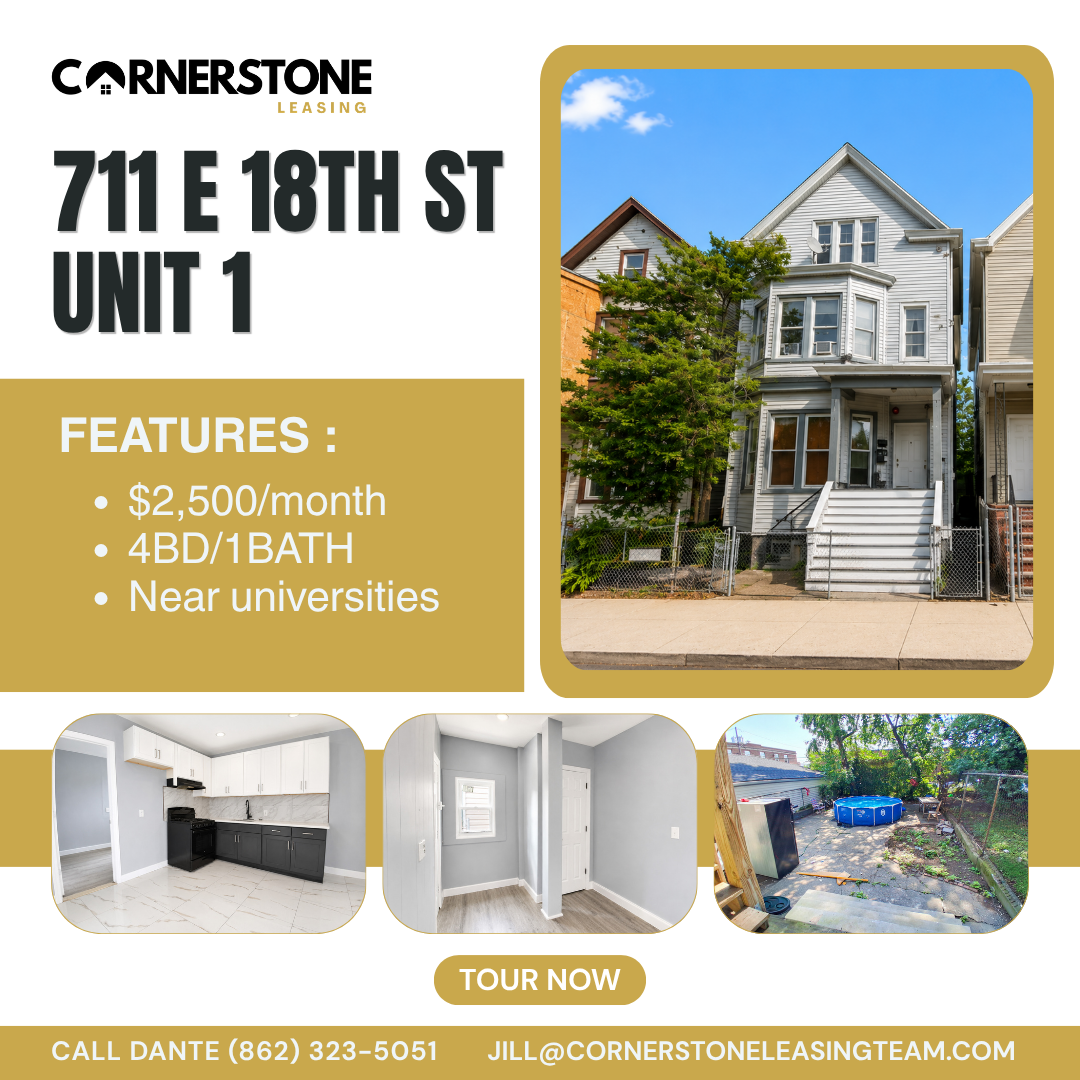 Paterson Apartment: 711 E 18