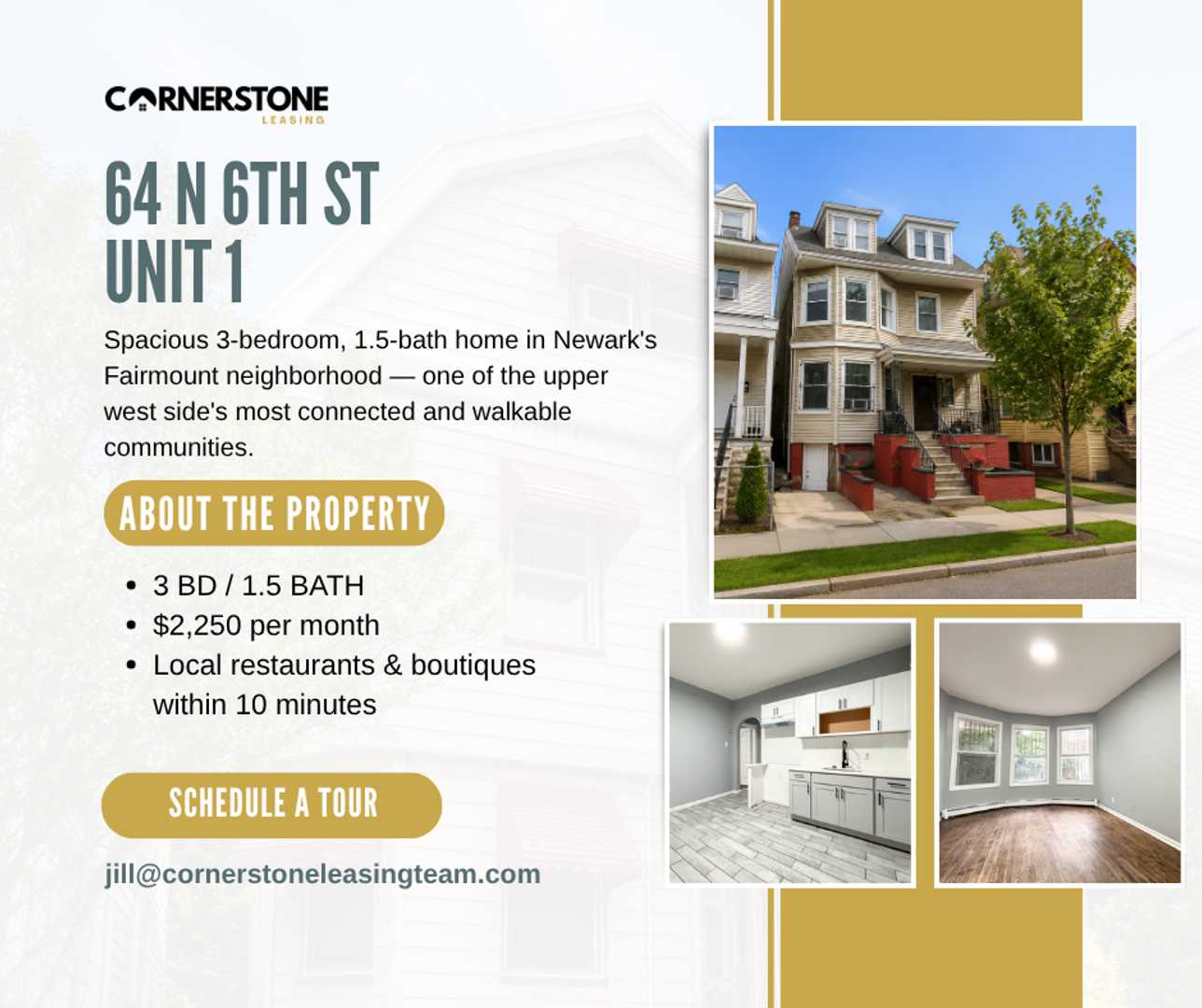 Newark Apartment: 64 N 6th