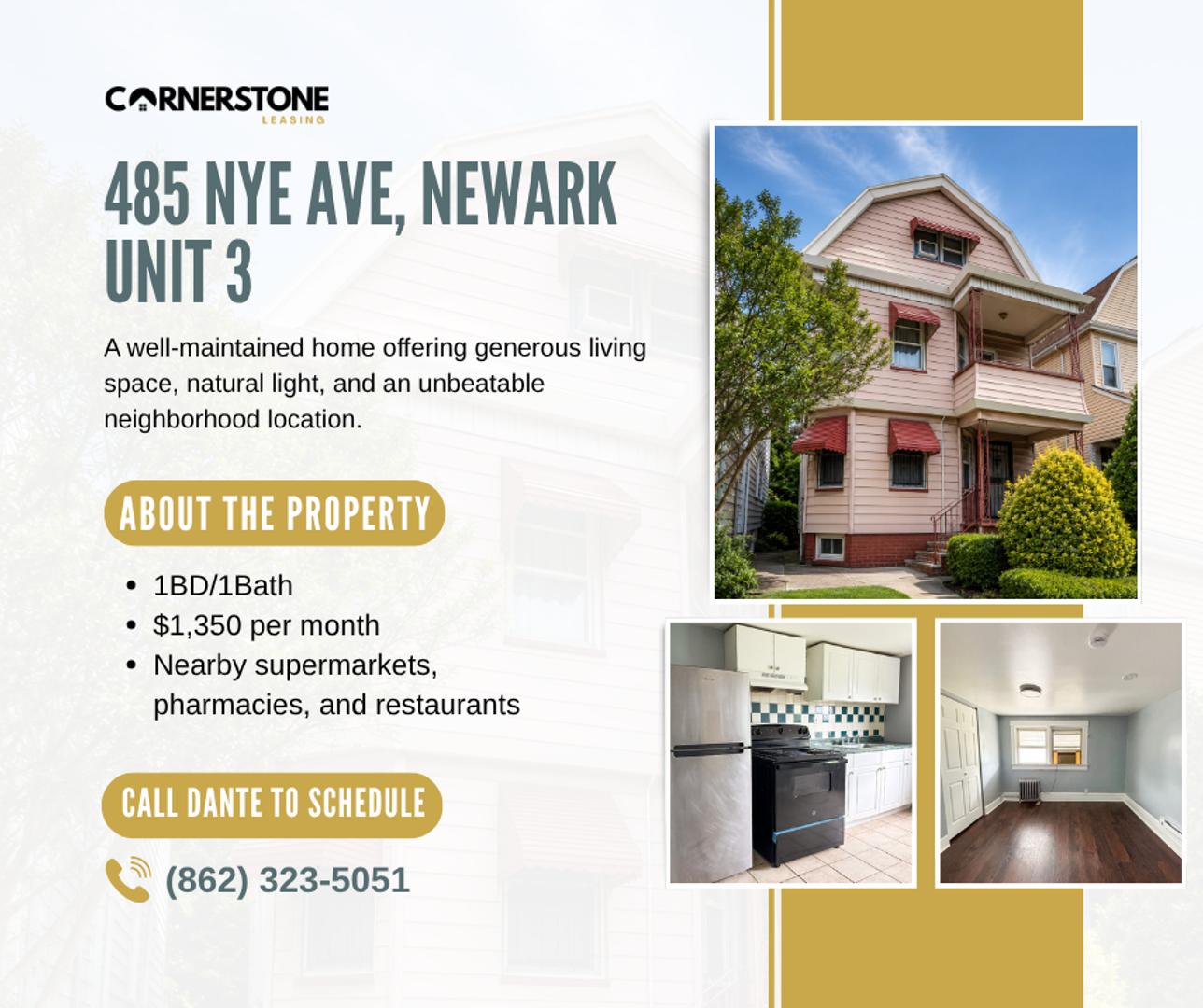 Irvington Apartment: 485 nye