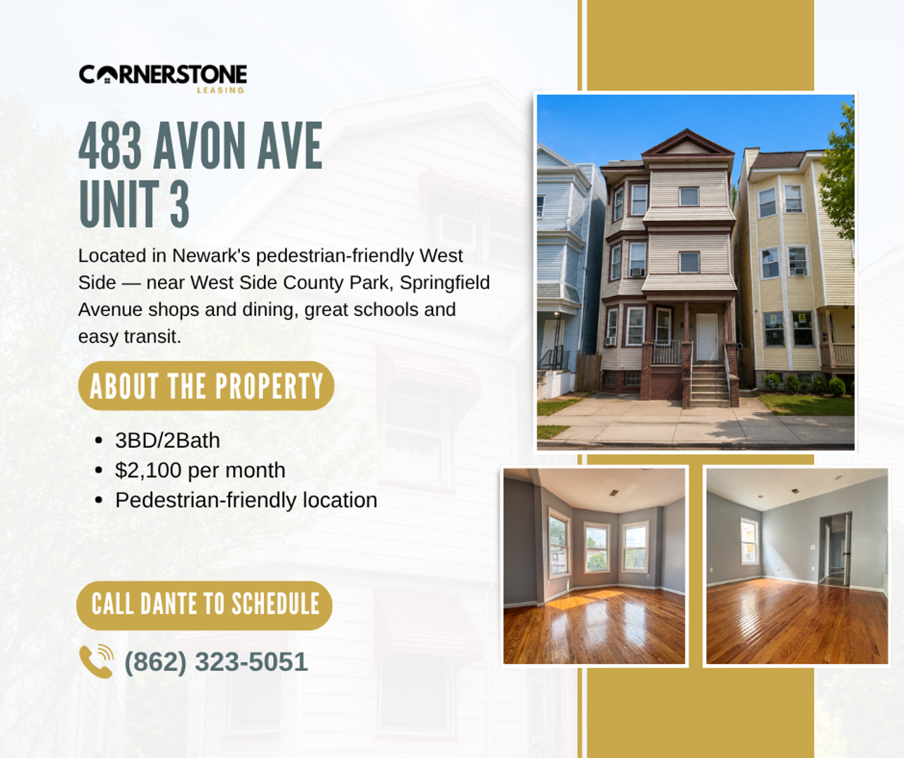 Newark Apartment: 483 Avon