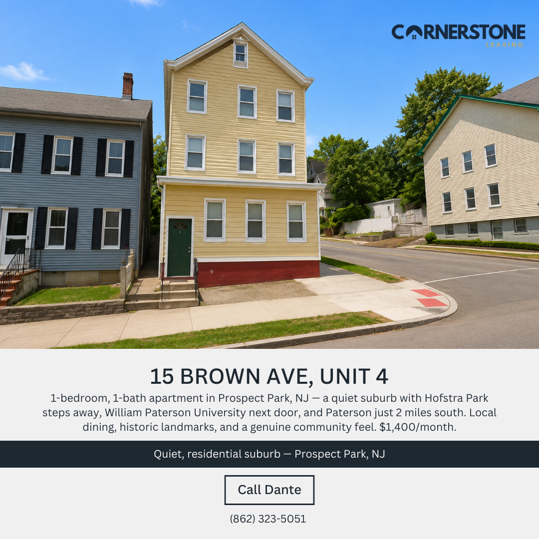 Prospect Park Apartment: 15 Brown Avenue