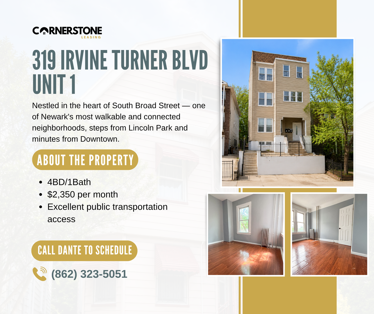 Newark Apartment: 319 irvine turner blvd