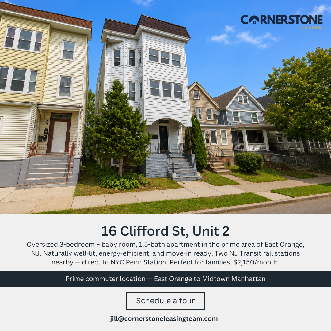 East Orange Apartment: 16 Clifford St