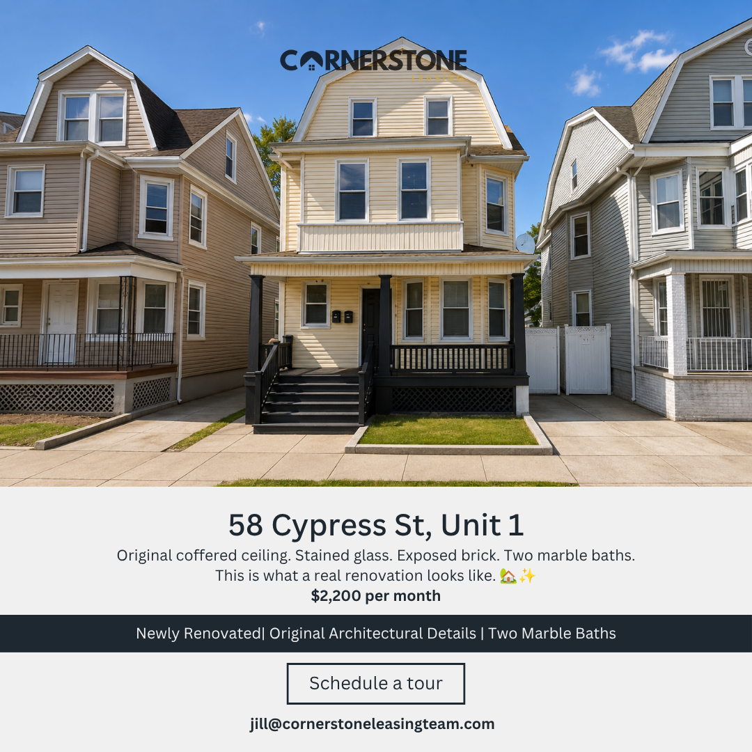 Newark Apartment: 58 Cypress St