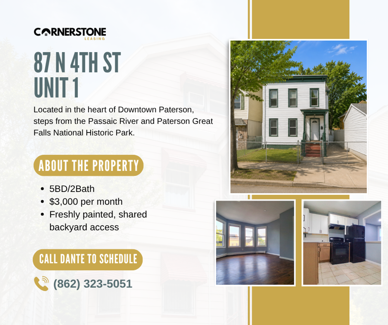 Paterson Apartment: 87 N 4th St