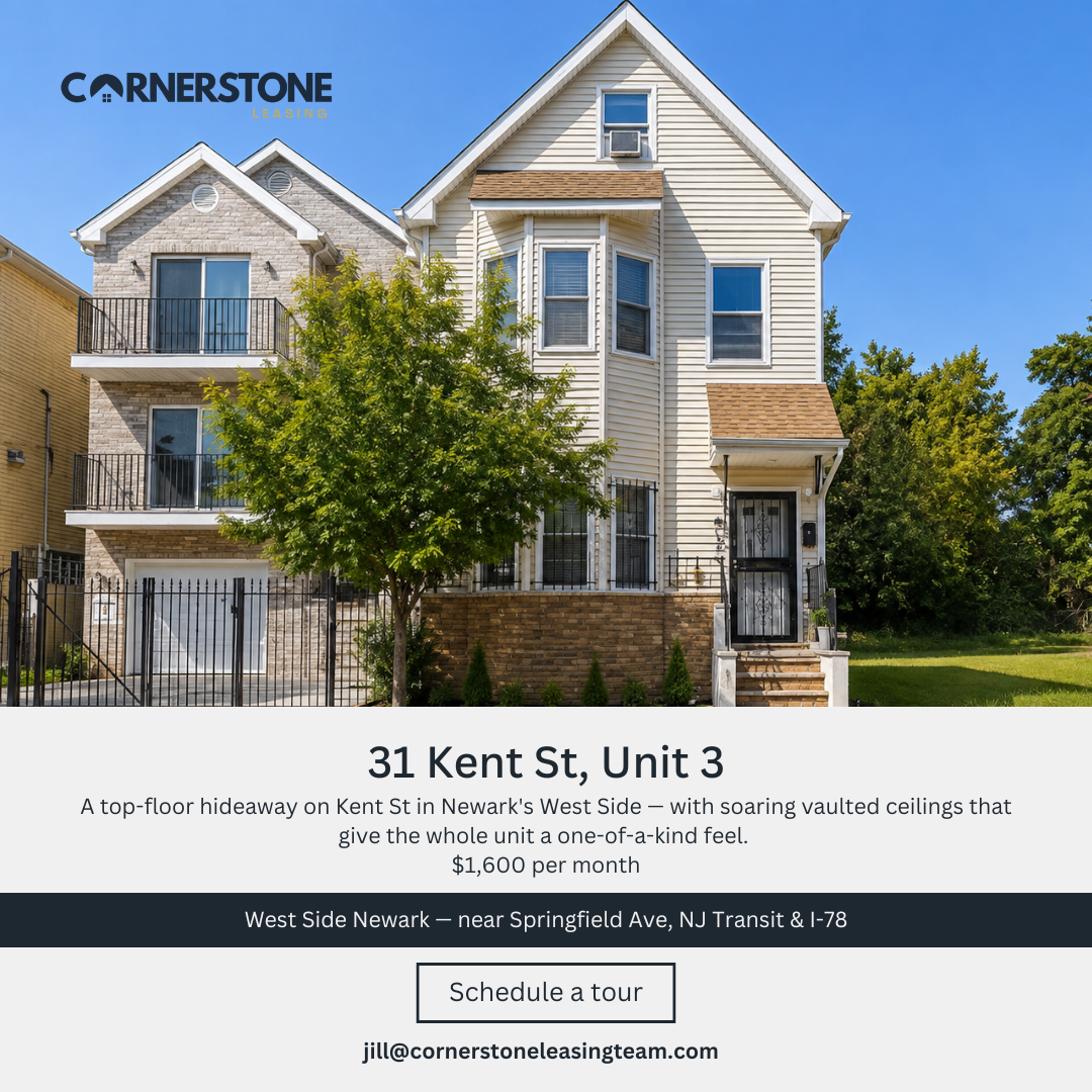 Newark Apartment: 31 Kent