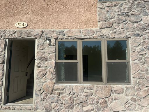 Two bedroom, One and one half bathroom townhouse.
