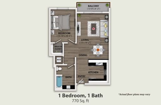 Beautiful 1 Bed 1 Bath Unit Coming Available W\D in Unit All Appliances Included- Roof Top
