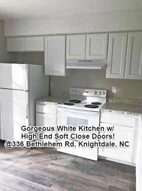 Beautiful Updates! 2 Bedroom Single Level Knightdale Townhome $1300/mo! Water included!!