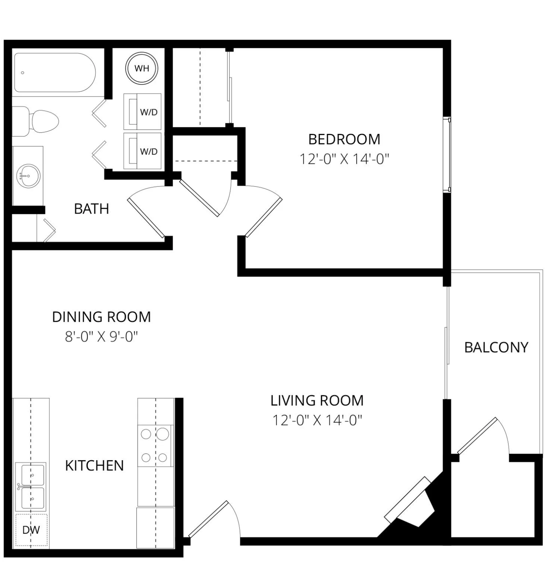 1 MONTH FREE! Glenbrook Apartments 1 and 2 bedroom apartments home with W/D in unit 