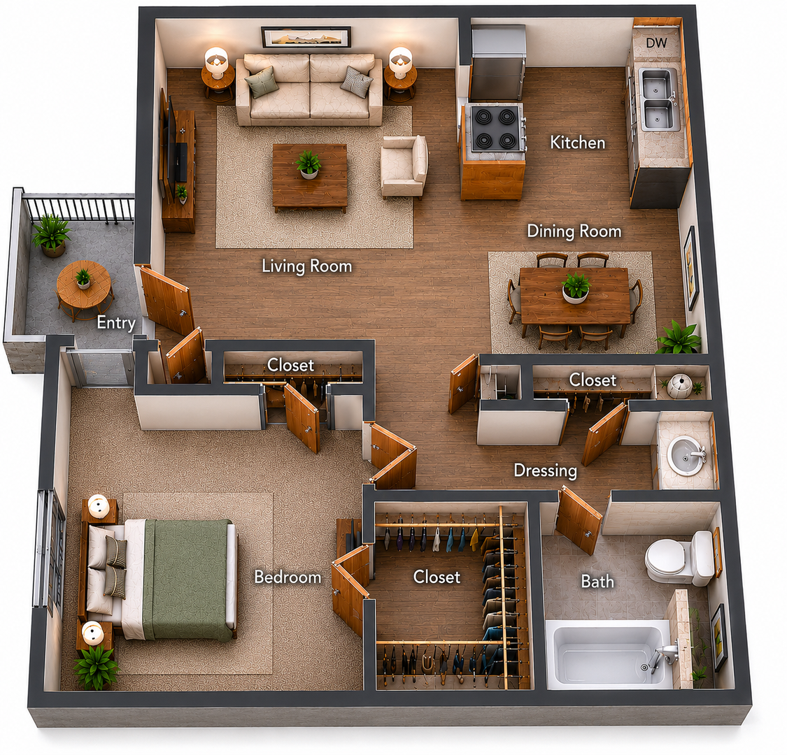 Odessa Apartment: 2735-7 East 8th Street