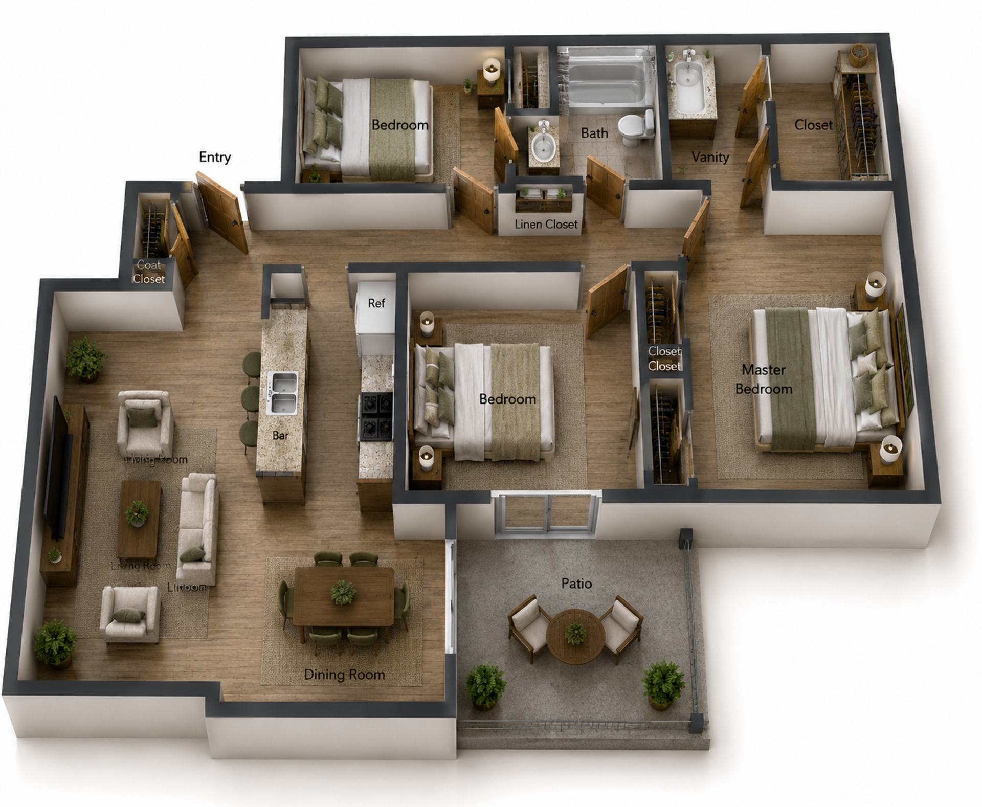 Odessa Apartment: 3843 Penbrook Street
